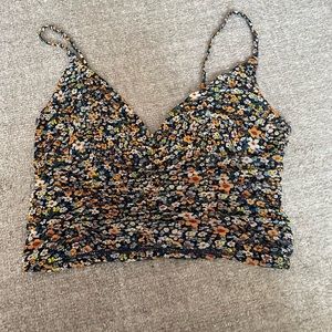 Urban outfitters floral tank